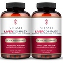 VITASEI Liver Cleanse Detox & Naprawa, Kompleks Wątroba W / Mleko Thistle Extract, Garcinia, Curcumin C3, Wsparcie Herbal Dietetyczny Suplement, Detox Formuła dla kobiet i mężczyzn, 60 kapsułki (Opakowanie 2)