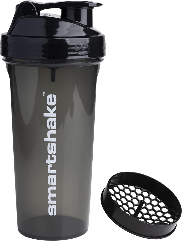 Smartshake butelka shaker protein, (GLOSSY, czarny)