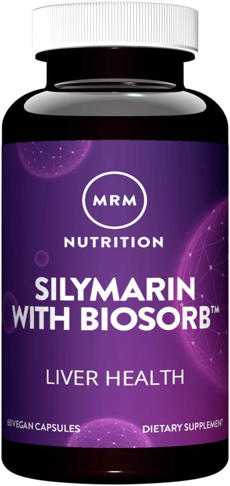 MRM, Silimarin z BioSorb, Wyciąg z Otyłki Mlecznej, 60 Czapki Veggie