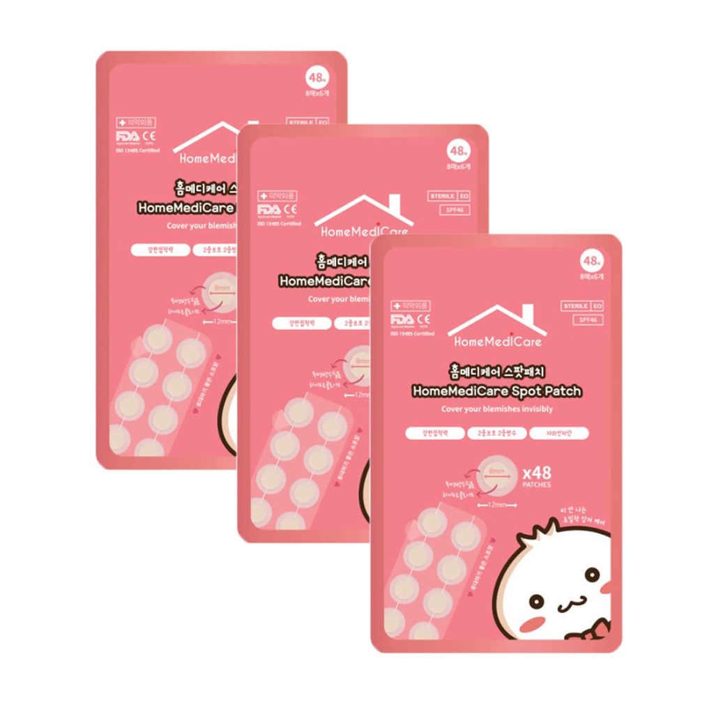 Spot Bean Homemedicare Trądzik Koreański Pimple Spot Healing Patch Absoring Hydrocoloid Trądzik Pimple Patch SPF46 (144 Łaty) Pokrywa Blemish & Zits
