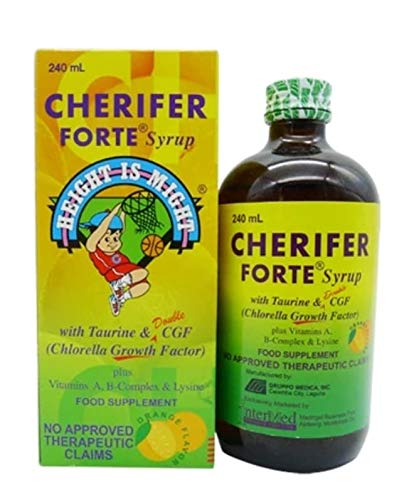 CHERIFER Syrop Forty z Tauryną & Podwójny Chlorella Czynnik wzrostu 240ml