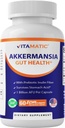 Vitamatic Akkermansia Muciniphila Gut Health - 60 DR Kapsułki (Opóźnione uwalniane) - Made with Prebiotic Inulin Fiber