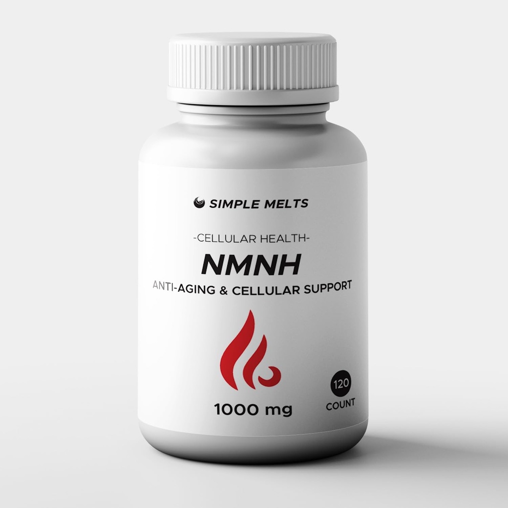 NMNH 1000mg - Advanced NMN Alternative with NAD, Resveratrol, Berberine, Quercetin & Graveseed - Boost Energy, Focus, Metabolizm, Immunitet, Skóra, Zdrowie komórkowe i Starzenie się - 120 Czapki