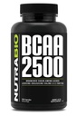 NutraBio - BCAA 2500 - Acidy rozgałęzione - Wspieranie nowego wzrostu mięśni i zapobieganie rozpadowi mięśni - 250 kapsułek