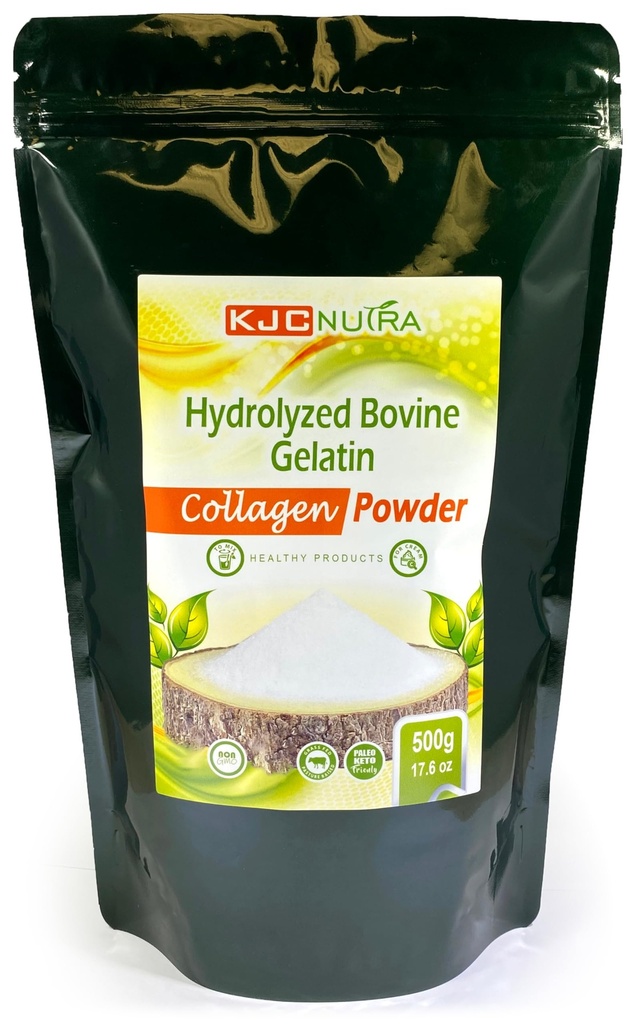 Proszek kollagenowy hydrolizowany 500 g (17,6 oz) trawa FED, pastura podniesiona.