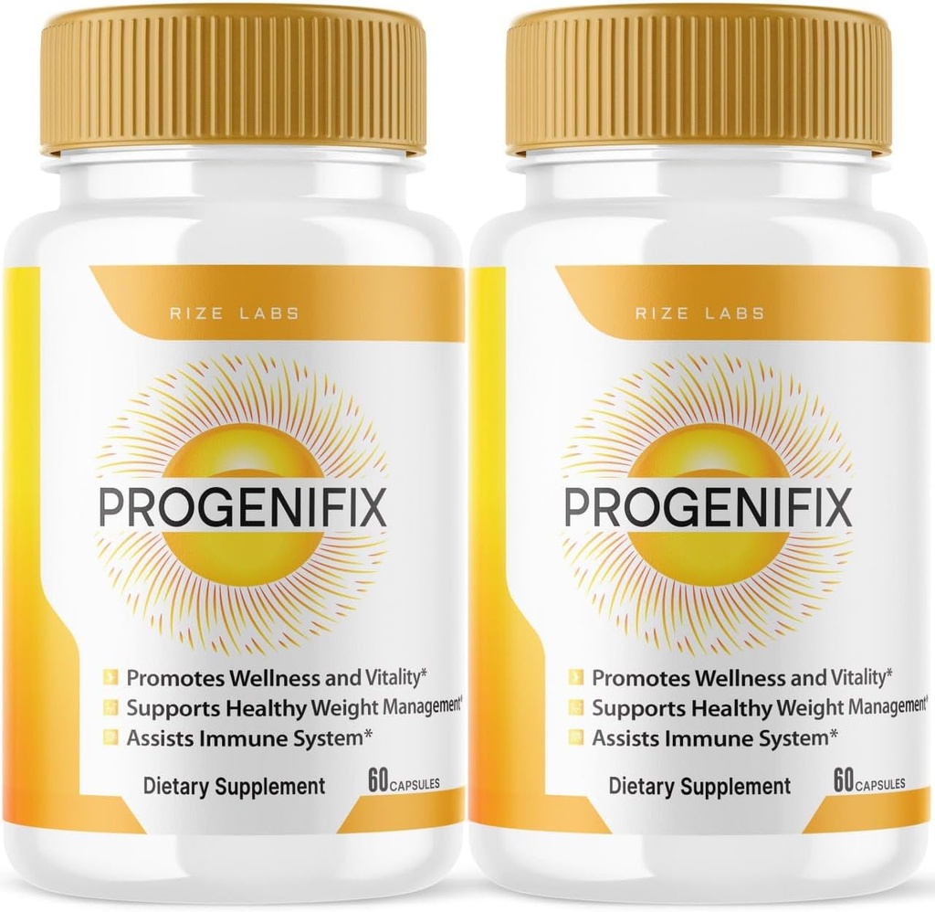 rize labs (2 Pack) Progenifix Weight Loss Supplement, Progenifix Capsules Total Body Wellness, Progenifix Healthy Lifestyle for Happier Life, Progenifix Reviews (120 Capsules)