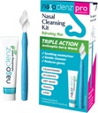 Pro: Nasal Cleansing Kit - Delikatny Gel Antyseptyczny Różdżka & Nasal, Oczyszczarka nosa i Nasal Moisturizer dla suchego nosa & Sinus Relief (Mint 1 Count, do 120 zastosowań)