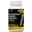 Fuzje przyroda Potasu IodideTablets 130 mg - (60 tabletek)