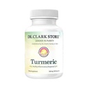 Dr Clark Store Turmeric Curcumin 500mg - 100 Kapsułek, Wsparcie immunologiczne, Natural Herbal Supplement, Non-GMO, Wegan, Antyoksydant Boost