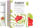 Wiedza Brainer najczystsze Electrolyte Hibiscus Lime Powder Pakiety - Whole Food Hydration - Organic Freeze- Suszone owoce i Solar Sea Salts for Ultimate Electrolyte Balance