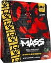 Mutant Mass Gainer Protein Powder - Wysokie Calorie Protein for Lean Mass, Muscle Build, & Bulking - 5 funt - Czekoladowe krówki Brownie