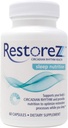 Restorez Sleep Nutrition (60 kapsułek) Natural Sleep Assistance Supplement - Przywracanie Resteful Sleep and Circadian Balance - Non-Habit Forming Sleep Vitamin
