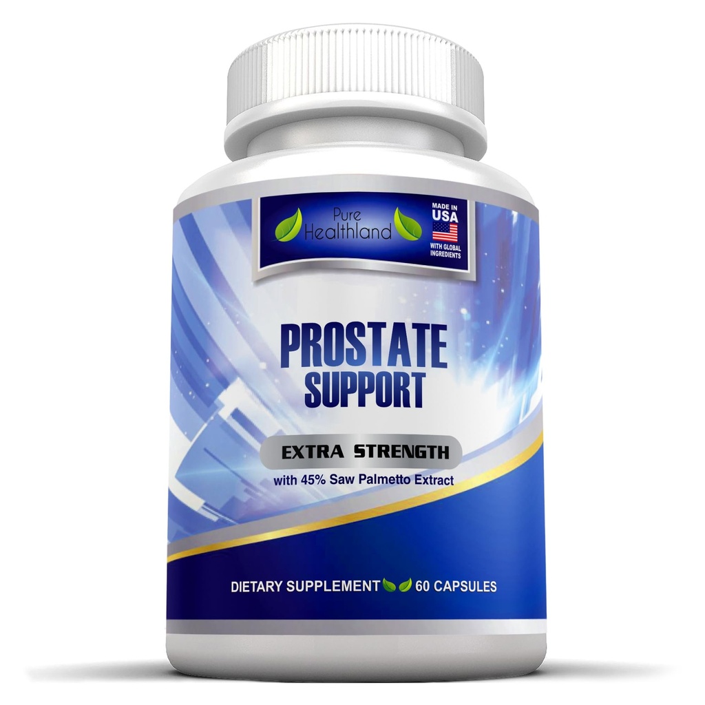 Prostate Health Supplement for Men - 33 Natural Ingredients with 45% Saw Palmetto Extract