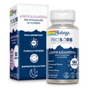 SOLARAY Ashwagandha kapsułki 18X Wchłanianie - Ashwagandha Root and Leaf Extract 240 mg - Sporadyczne Stress Relief and Mood Supplement - Vegan, 60- Day Guarantee - 30 Servings, 30 VegCaps