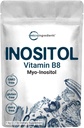 Micro Składniki Myo- Inositol Proszek, 2.2lb (1666 Służenie) 124; Suplement inozytolu dla kobiet 124; Wsparcie Hormonal Balance & Ovarian Zdrowie 124; Non-GMO, Wegan, Filler- Free