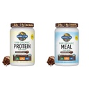 Ogród Życia Organiczny Wegański Protein Czekoladowy Proszek Surowy Organiczne Shakes Meal Wymiana Mączka - Czekoladowa roślina Na bazie Białka Wegańskiego Proszek
