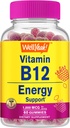 WellYeah Witamina B12 1000mcg Gummies - dla energii, nastrojów, metabolizmu i systemu immunologicznego Wsparcie - Wegańskie Przyjazne i Gluten- Free, GMO Wolna i Lekarz Zalecane - 60 Gummies