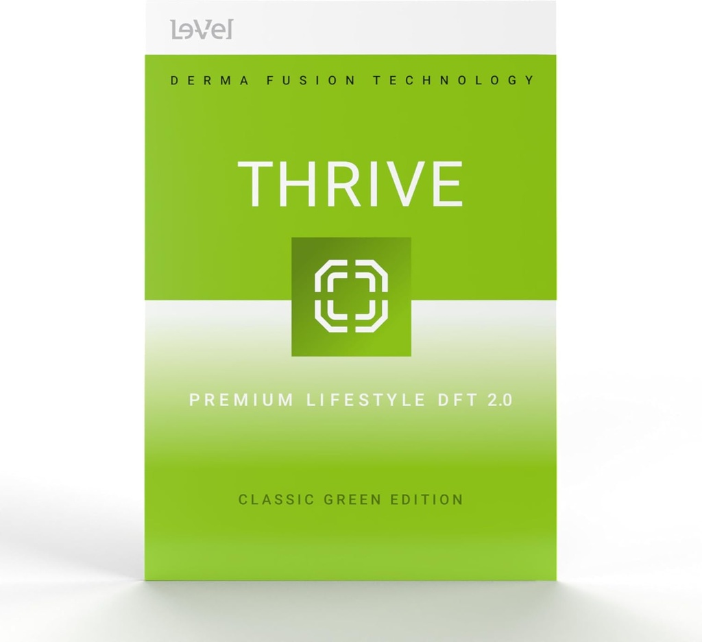 Le- Vel TRHIVE Wellness Support, Suplement odżywczy z B12, ForsLean i White Willow Bark (Classic Green)