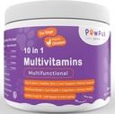 Wielofunkcyjne Dog Supplements and Vitamin, Silymarin, Green Lipped Mussel, Glucozamine, MSM, Salmon Oil, Probiotics, Co- Q10, NMN, Antioksydant, Immune, Gut, UTI, Proviant Skin & Coat