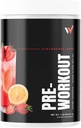 Najlepsza wydajność Pre Workout Proszek: Energizing Mieszanka z l teanine, Beta- Alanina, Betaine Bezwodny, Alpha GPC & B- Witaminy - Bezcukrowy dla mężczyzn i kobiet - Truskawkowy Lemon Flavor