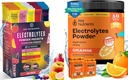 Numery KLUCZOWE Ultimate Hydration & Recovery Bundle: 40 Pack Multivitamin Hydration Pakiety & 90 Służenia Tangy Orange Electrolyte Proszek - No Sugar, Gluten- Free, Keto- Friendly