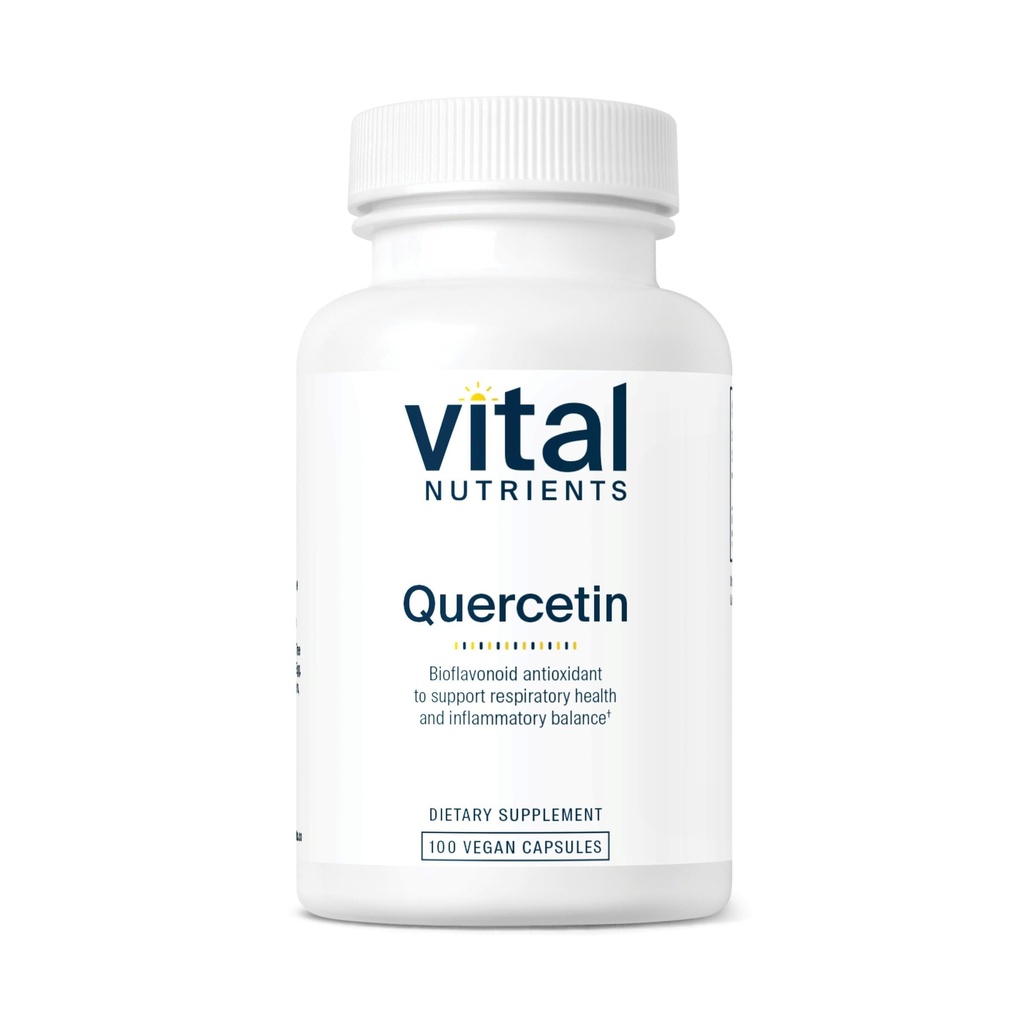Vital Nutrigents Quercetin ↓ 124; Vegan Quercetin Supplement with Bioflavonoids for Sinus, oddechowy, serce, & Immune Function Supplement Agregates 124; Gluten, Dairy, Soy Free Agreement 124; 500mg Agregat 124; 100 kapsułki