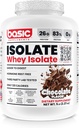 Podstawowy izolat białka serwatki, 26 g białka, 0g tłuszczu, gluteny-free, RBST-free, szybkie wchłanianie, 120 kalorii (5 funtów, czekolada)