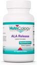 Nutricology ALA Release - Alpha- Lipoic Acid Complex, R- Alpha- Lipoic, Biotin, Wapń, Suplement odżywczy, Tabletki wegetariańskie - 60