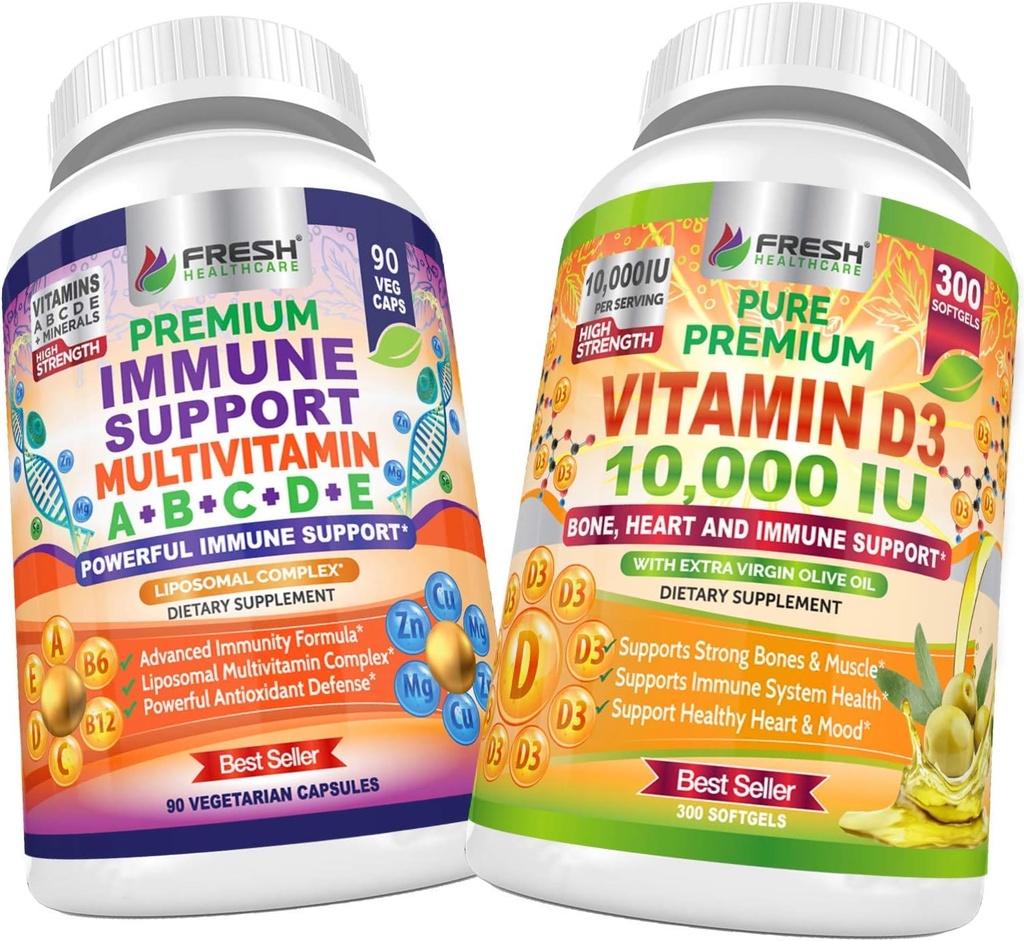 ŚWIEŻE ZDROWIE Immune Multiwitamina i Witamina D3 - Pasek