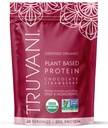 Proszek Truvani Vegan Pea Protein 124; Czekoladowa truskawka 124; 20g Organic Plant Based Protein 124; 20 Służenia 124; Keto Budapest 124; Gluten & Dairy Free 124; Niskie węglowodory 124; Nie Dodano cukru