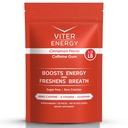 Viter Energy Kofeinowana Guma 60mg Kofeina, B Witaminy, Guarana, Cukier wolny. (Cynamon, 8oz, worek luzem)