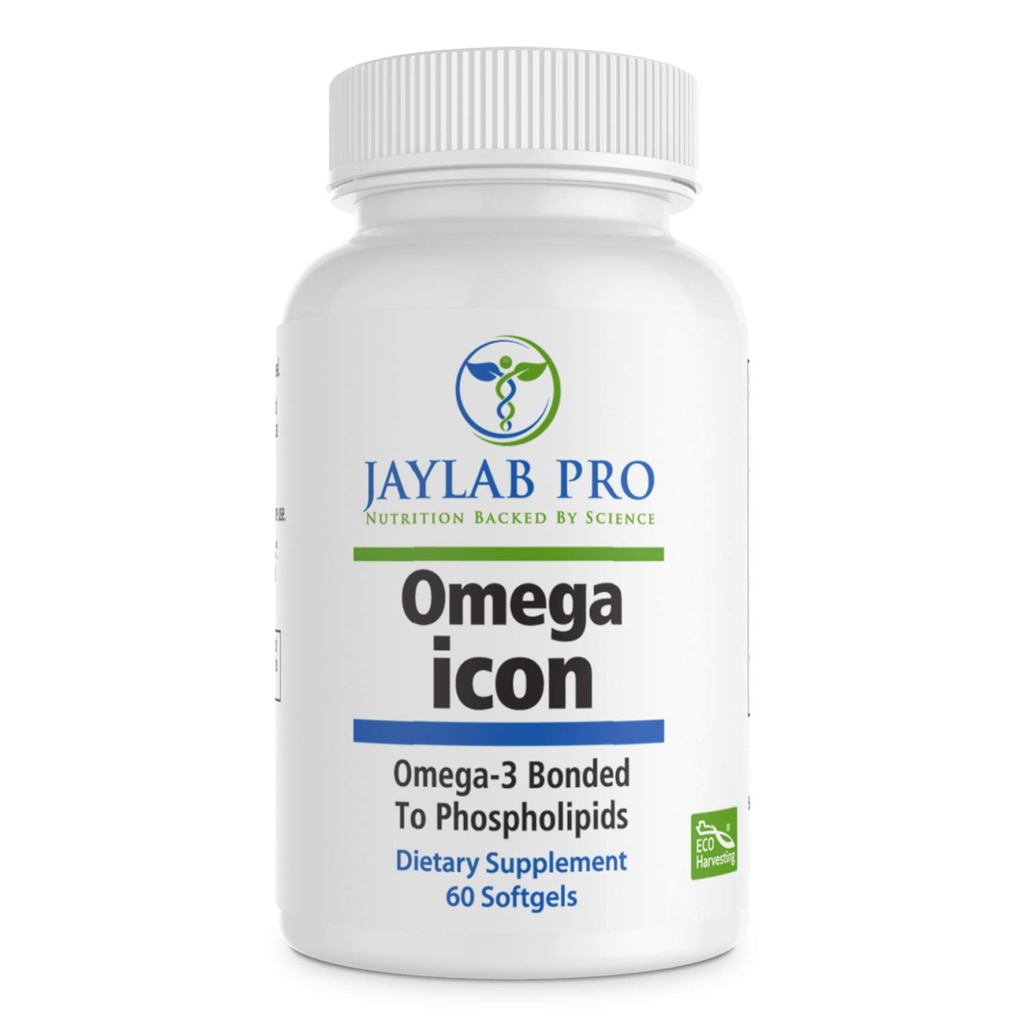 Omega Icon Antarktyka Superba Boost Oil Supplement- Fosfolipid Bound Omega-3 Suplementy, Astaksantyna, Pomaga Heart Health, 1000mg- 100% Ślad z morza do półek