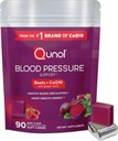 Qunol Beets Chews for Blood Pressure Support, 3 in 1 Beets + CoQ10 + Grape Seed Extract, Wspiera zdrowe krążenie krwi i serce Healthy Energy, 90 Chews