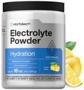 Horbäach Electrolytes Proszek Proszek 124; 16 oz 124; 130 Służenie 124; Suplement do nawadniania 124; Wegetariański 124; Keto- friendly 124; Nie-GMO, Gluten Free Formula 124; Lemon Flavor