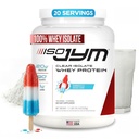 JYM Supplement Science Iso JYM Bombsicle, 90 Calories, 100% Izolat białka serwatki, Zero tłuszczu, Cukry zero, Mieszanki jasne, dla kobiet i mężczyzn, 20 Służenie