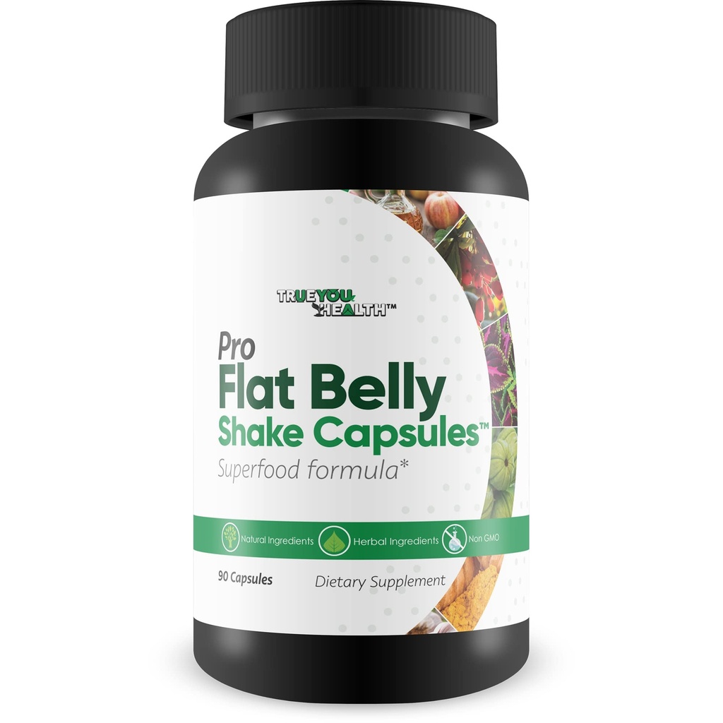 Pro płaski brzuch shake kapsułki - Gut Cleanse pomóc zmniejszyć Bloating - Oczyszczenie ciała i Digestive Cleanse - Wsparcie ogólnego zdrowia z oczyszczania - Pomoc Wyczyść odpady i toksyny z Cleanse suplements