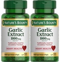 Natural 's Bounty Garlic Extract 1000 mg Softgels 100 ea (Opakowanie po 2)