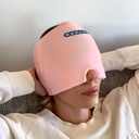 Migrena i ból głowy Relief Cap - Hot and Cold Therapy dla Migreny, Bóle głowy, Relief stresu i więcej - jeden rozmiar pasuje najbardziej - różowy