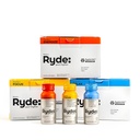 Ryde: Discovery Pack Xi124; Energize, Focus & Relax Shots Xi124; Zielona herbata Kofeina, Tauryna, Ginseng, B Witaminy, L- Theanine, Lemon Balm, Rumomile Xi124; 0 Kalorii, 0 Sugar Xi124; Odmiana Pack - Wypróbuj je wszystkie (24 Pack)