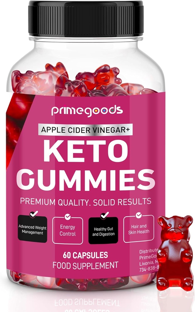 Keto ACV Gummies Advanced Weight Loss Forma- Apple Cider Vinegar gummies- 1000mg avc with Vitamins B12 & B6 - Weight Loss Gummies for Women and Men- Energy-Digestion- Natural- Pomegranite- Beetmeot