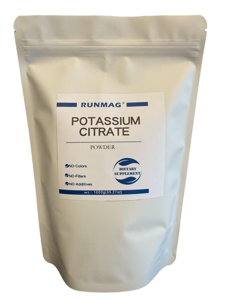 Naturalny organiczny cytrynian potasu w proszku 1000g