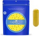 Kolorowy rozmiar 0 Puste kapsułki żelatynowe przez Capsuline - żółty / żółty 10000 Hrabia 124; Kosher & Halal Certified