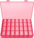 XL Pill Organizator 4 razy dziennie, BUG HULL Extra duży Weekly Pill Case Pudełko, 7 Day Pojemnik na witaminy Daily Pill Holder do oleju Cod- Wątroba, Witaminy, Suplementy