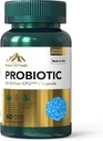Probiotyk 60 Miliard CFU 124; Wspiera Digestive & Immune Health (1 butelka-60 Capsules- 2mo Supply) 124; Zawiera 7 Naturalne ciecze probiotyczne 124; Non-GMO Gluten & Soy Free