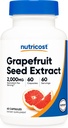 Nutricost Grapefruit Seed Extract 2,000mg, 60 Kapsułki wegetariańskie - Gluten Free, Non-GMO