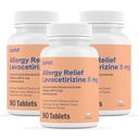 Chlorowodorek 5 mg luzem (270 tabletek), tabletki alergiczne, 24-godzinna ulga alergiczna - leki alergiczne (3 opakowania po 90 tabletek)