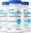 (3 Pack) Kapsułki Tinnifix - zaawansowana formuła wsparcia słuchu, Tabletki Tinnifix utrzymać zdrowy słuch, Wszystkie naturalne Tinnifix dla całkowitego zdrowia ucha, Oficjalna Tinni Fix Review (180 Kapsułki)