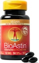 Nutrex Hawaii Vegan BioAstin Hawaiian Astaxanthina - 12mg, 50 Softgels - Farm- Direct Premium Antyoksydant Suplement do wsparcia oczu, skóry, Joint & Immune System Health - Wegan, Non-GMO & Gluten- Free