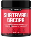 6in1 Shatavari Powder Organic - Mieszane z Shatavari Root, Bacopa Monnieri, Ashwagandha Root, Vitex Berry, Fenugreek & Black Pepper - Wspiera Odmładzanie, Promotes Energy & Vitality - 4 Oz
