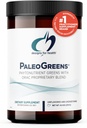Designs for Health PaleoZielone - Ponad 90% Organic Super Green Shake Powder z warzywami, Jagody, Enzymy + Przeciwutleniacze - Non-GMO Drink Mix, Unflavored + Niesłodzony (30 Servings / 270g)